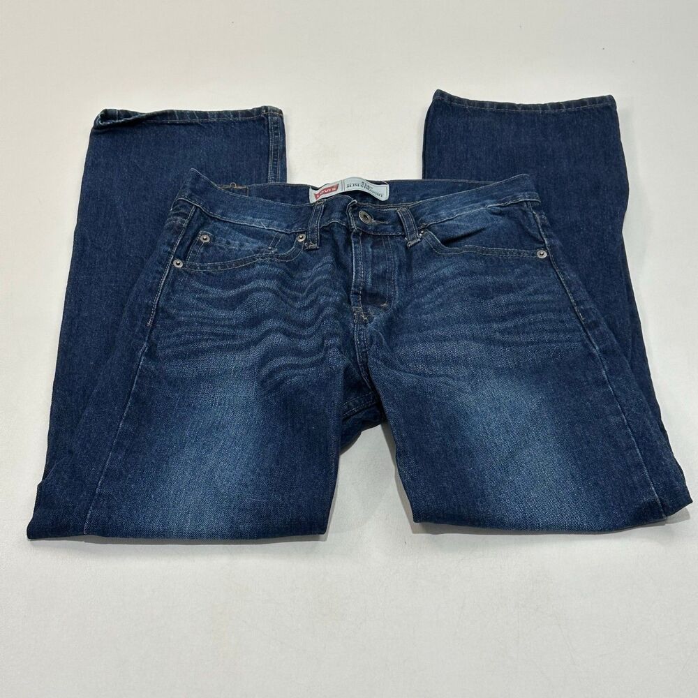 Levi's Men's Jeans Dark Indigo 514 Slim Straight Denim Regular Fit, Size W29 L29